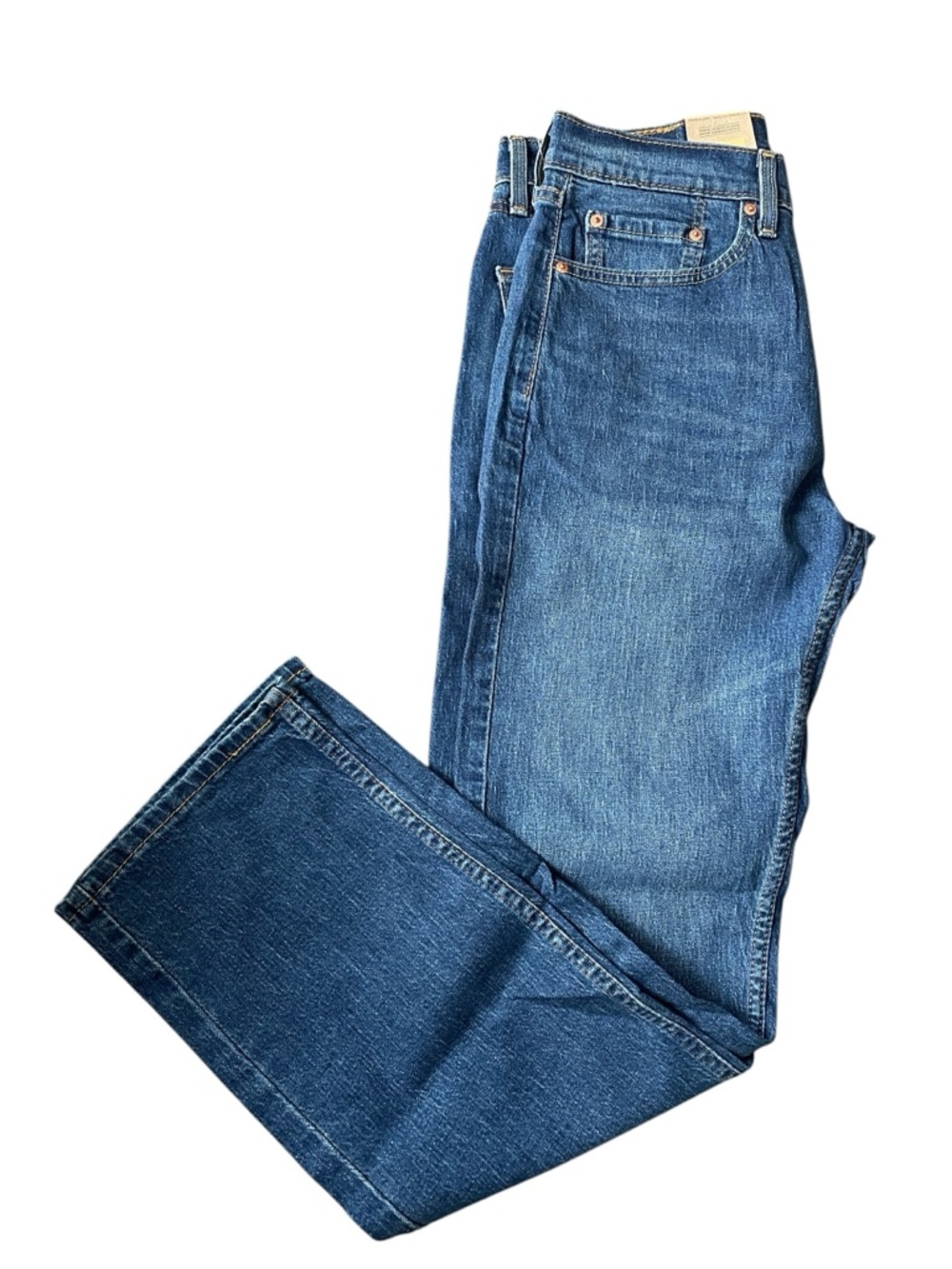 Levi's Men's Slim Straight Jeans in Deep Blue Denim